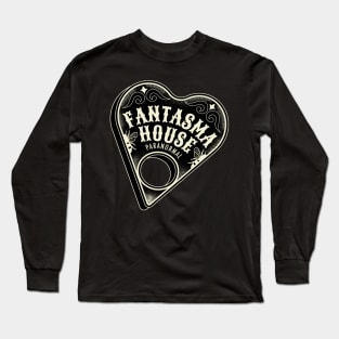 Fantasma House Paranormal Planchette BLACK Long Sleeve T-Shirt